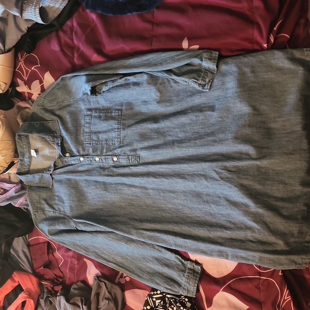 Old Navy, Large Denim blue dress